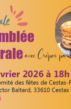 INSCRIPTION A :  l'assemblée générale du 3 février 2026